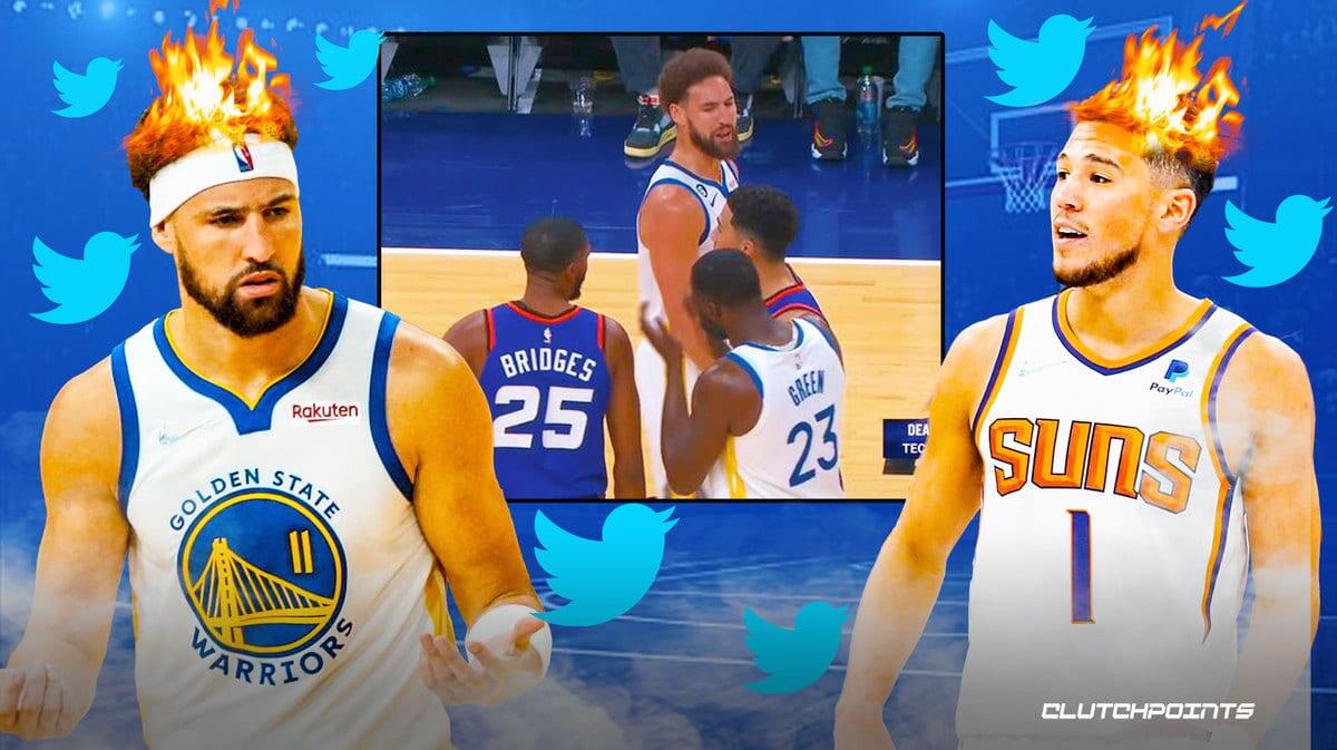Klay's old remarks on rookie Booker go viral after ejection