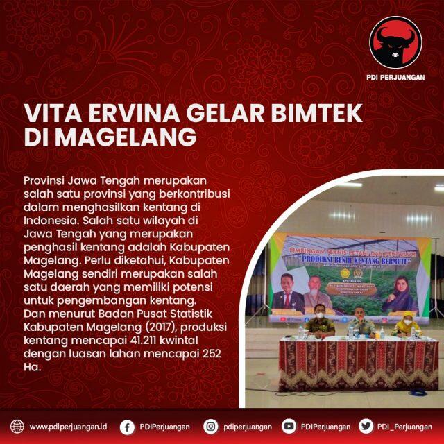 Vita Ervina Gelat Bimtek di Magelang