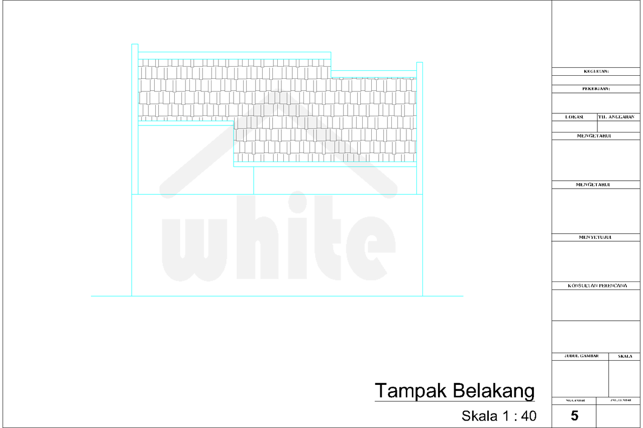 Gambar Kerja Rumah Type 36 [Indo Kontraktor Desain]
