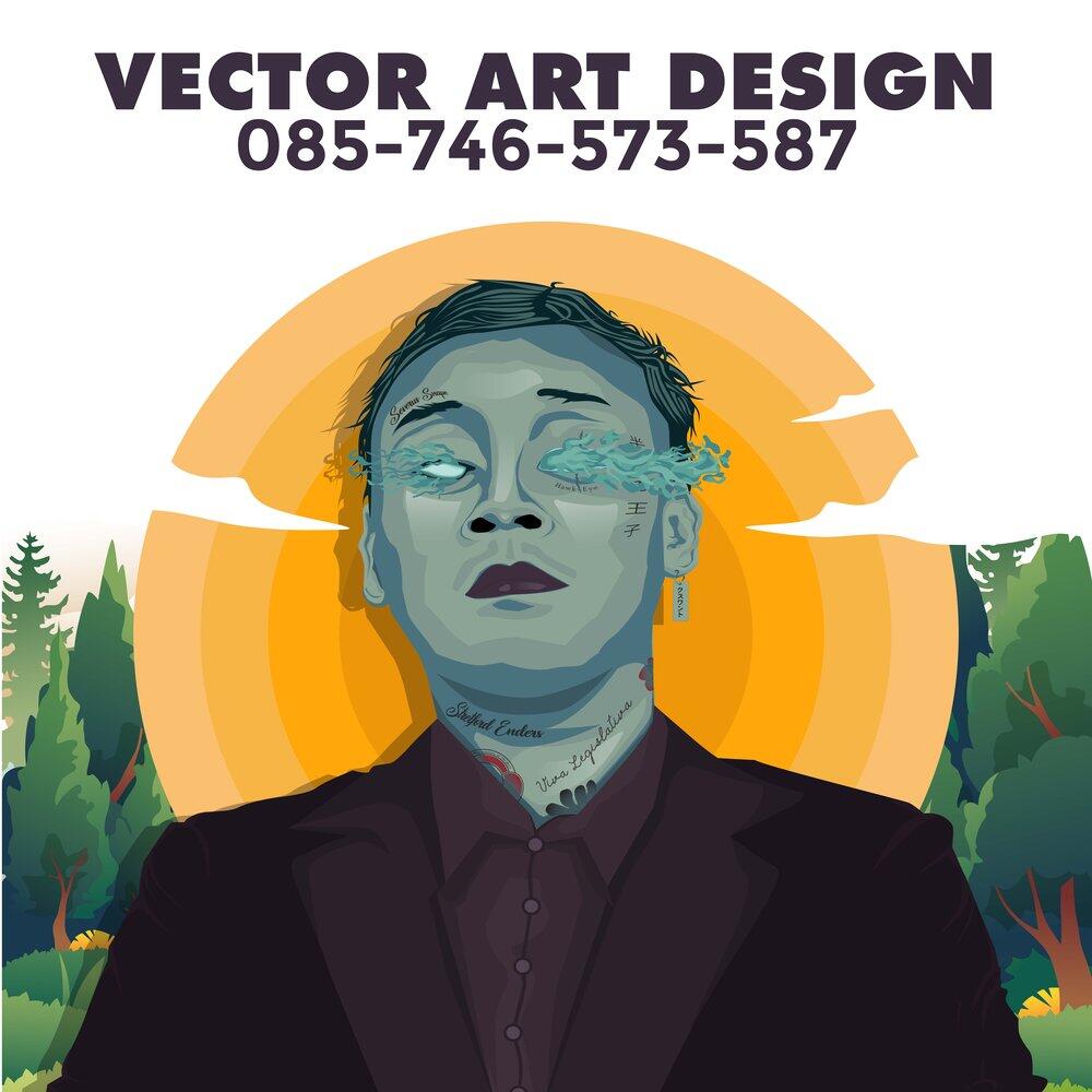 Jasa Vector Art desain online, Hub 085-746-573-587