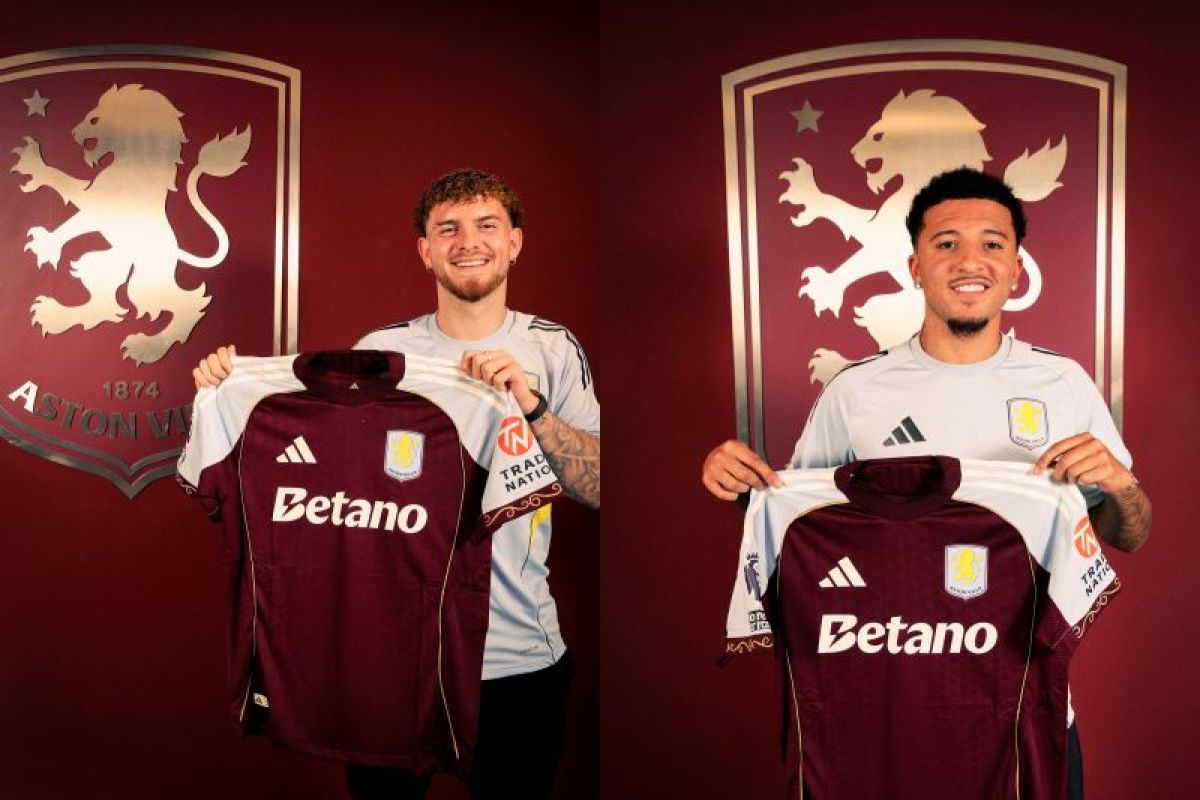 Aston Villa resmi pinjam Harvey Elliot & Jadon Sancho