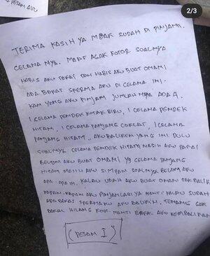 Geger! Maling Kembalikan Celana Dalam Curian, Tapi...