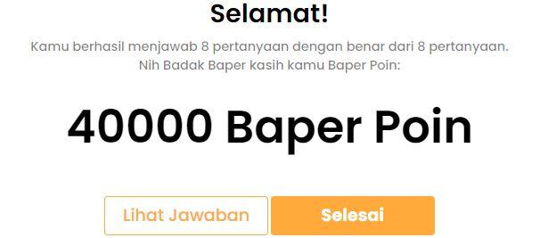 Setiap Hari Berburu Baper Poin Hingga Menang Hadiah Auction