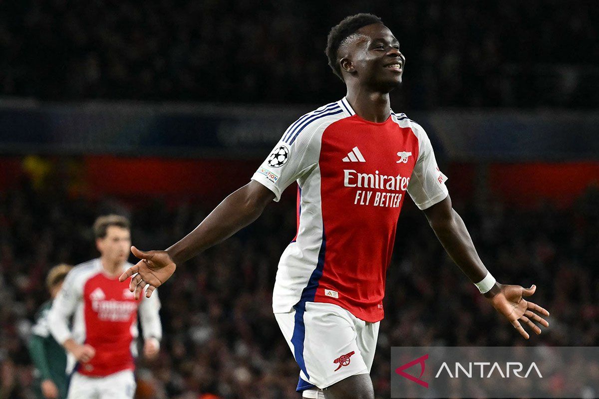 Arteta pastikan Saka alami masalah hamstring