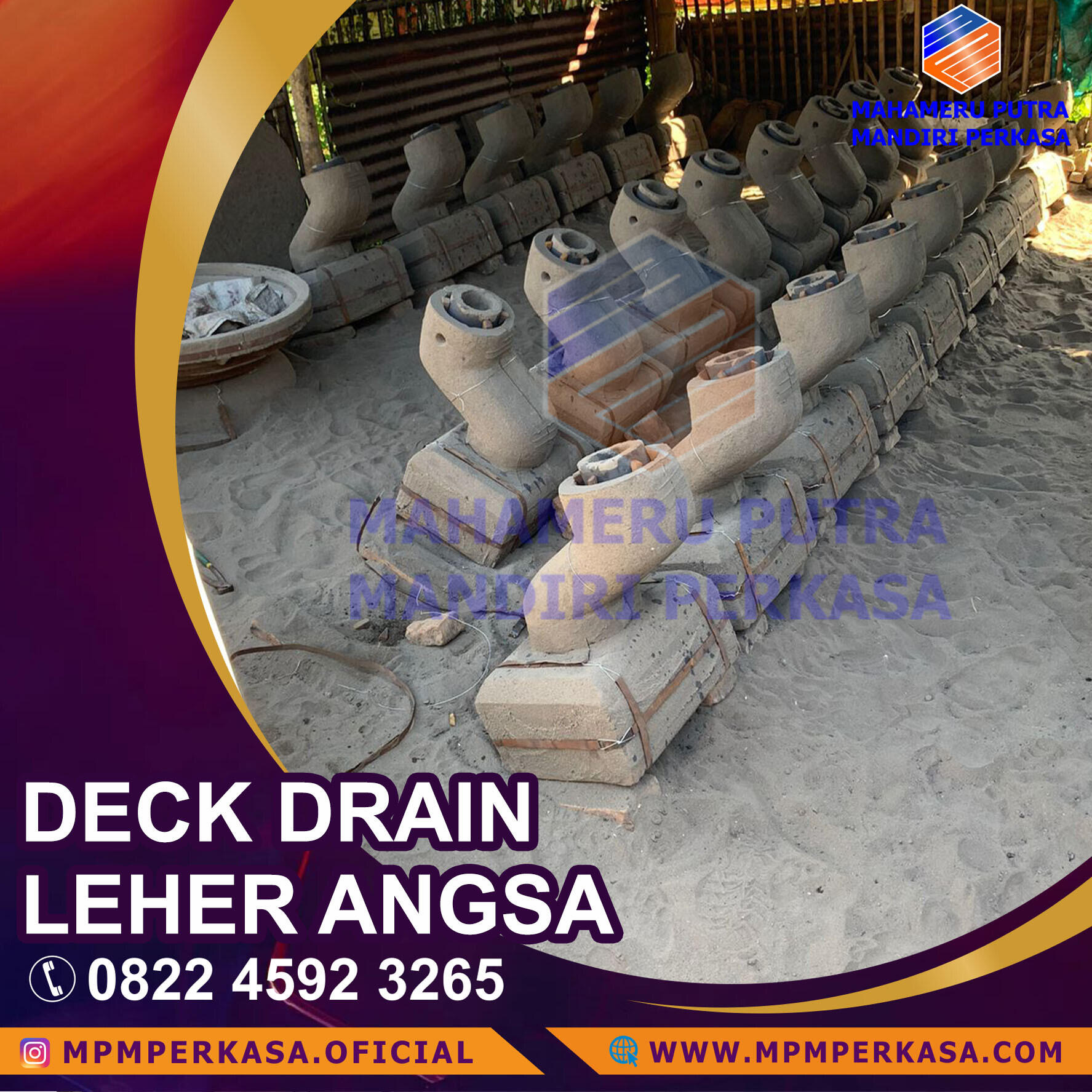 SUPLIER UTAMA DECK DRAIN LEHER ANGSA MAKASAR SULAWESI SELATAN