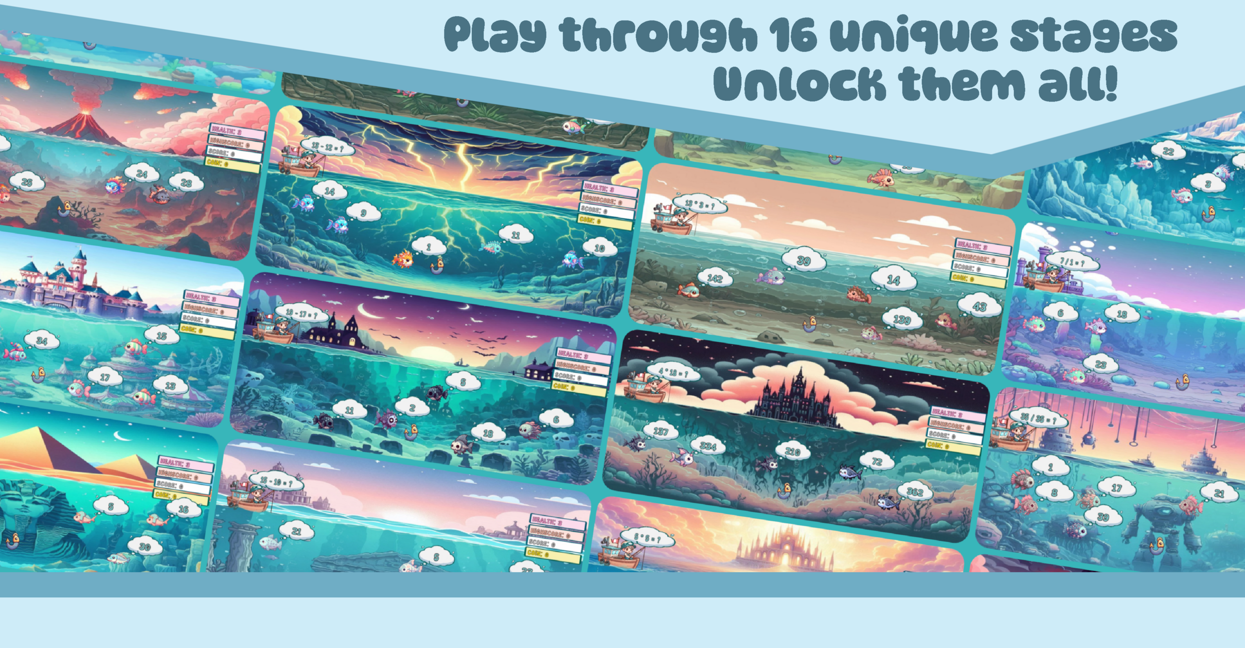 Fishermath: Game Memancing dengan soal Matematika!