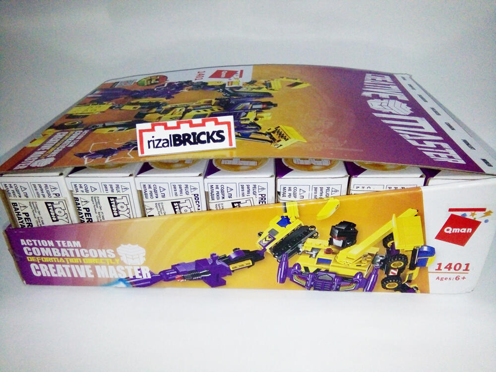 [Koleksi Mainan] Enlighten Qman 1401 Action Team Combaticons