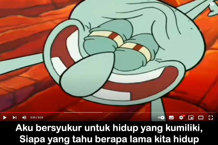 Julid-an Squidward Tapi Bikin Netizen Berkaca-kaca, Jadi Sedih!