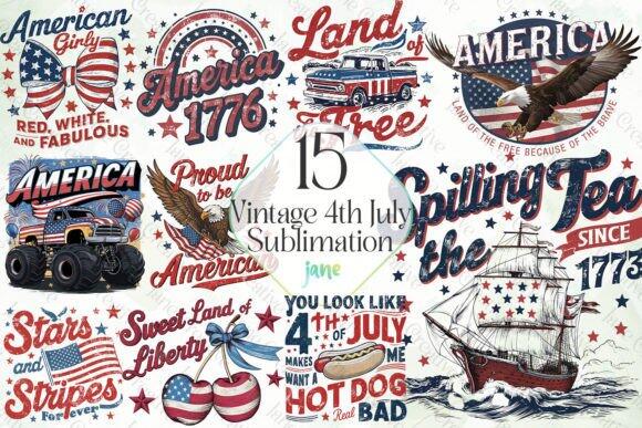Vintage 4th of July Sublimation Bundle