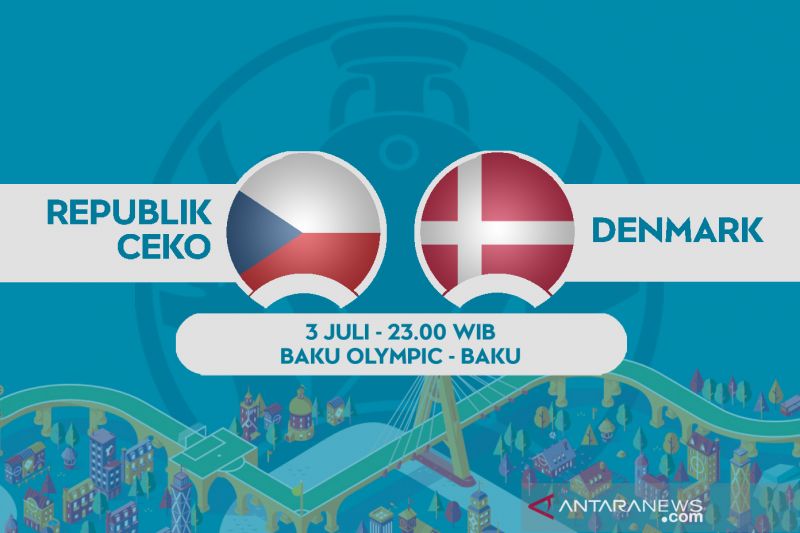 Ceko kontra Denmark bak duel dua regu bersenjata kembar