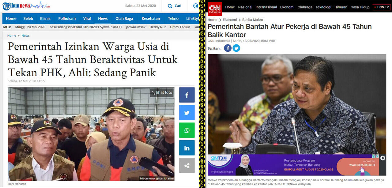 Pemerintah Indonesia dalam COVID-19