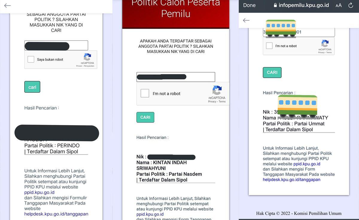 Apakah NIK Lu Dicatut Jadi Anggota Parpol?