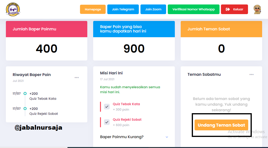 Daripada Baper Karena PPKM, Mending Ikutan #BerburuBaperPoin
