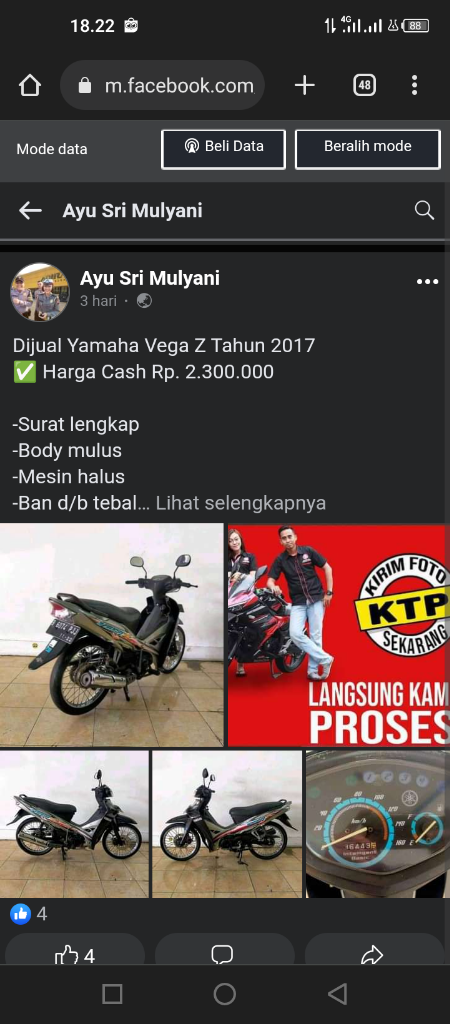HATI HATI PENIPUAN MENGATASNAMAKAN 4D1*A