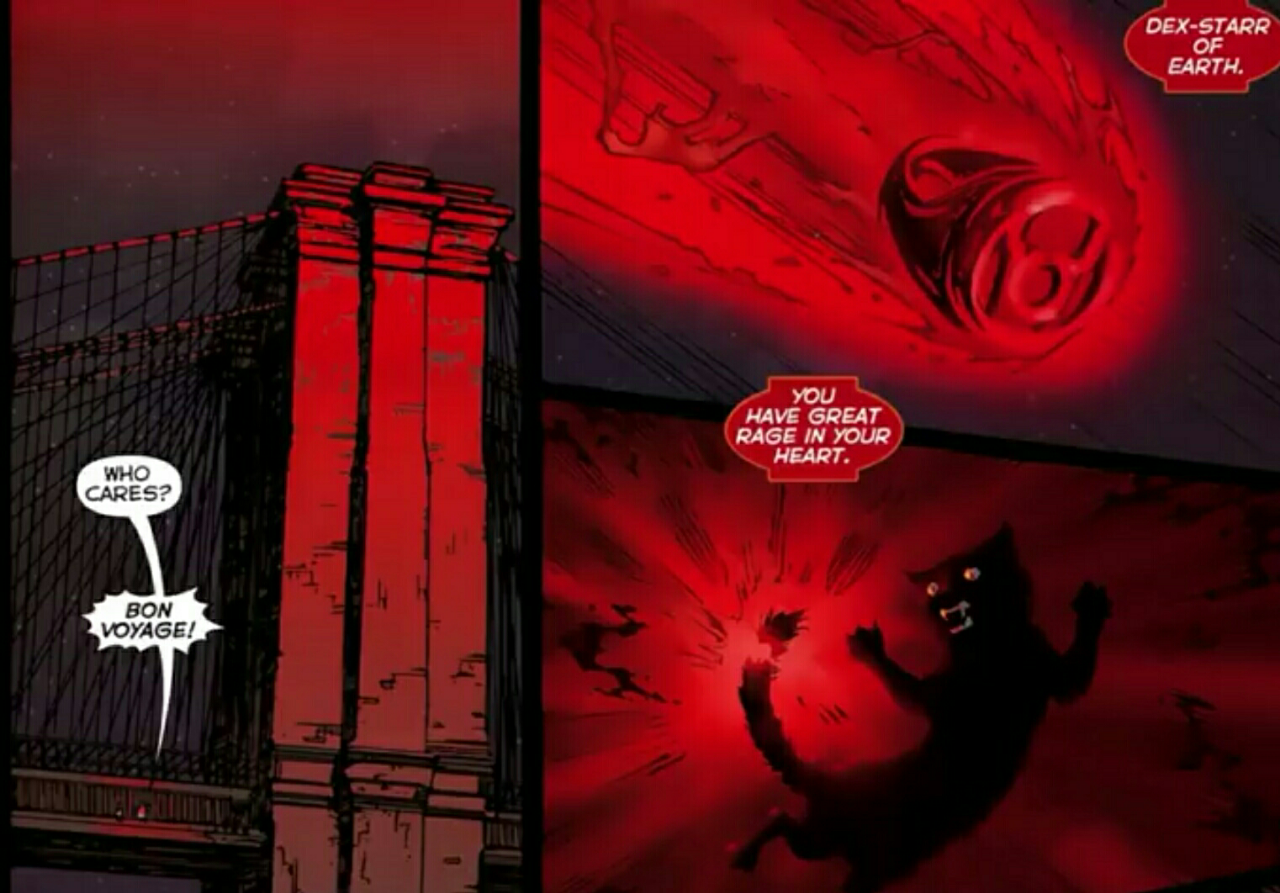 Asal Usul Dexx-Star (DC), Kucing Yang Menjadi Red Lantern Amarah