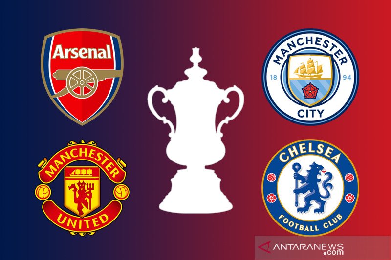 Ringkasan Piala FA: tim-tim London & Manchester ke semifinal