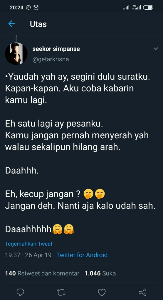 Pemuda Ini Menulis Surat untuk Jodohnya, Isinya Bikin Baper!