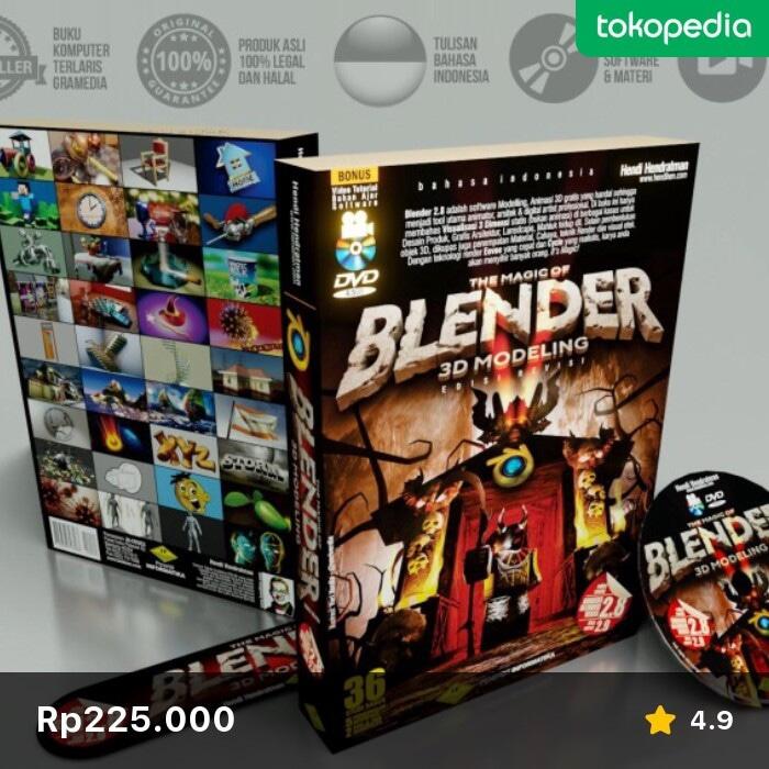 Cara Memberi Material Pada Logo Youtube Mengpakai Blender 3D