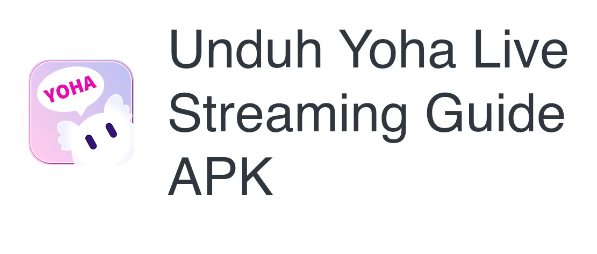 Cara Daftar Jadi Member Yoha Live