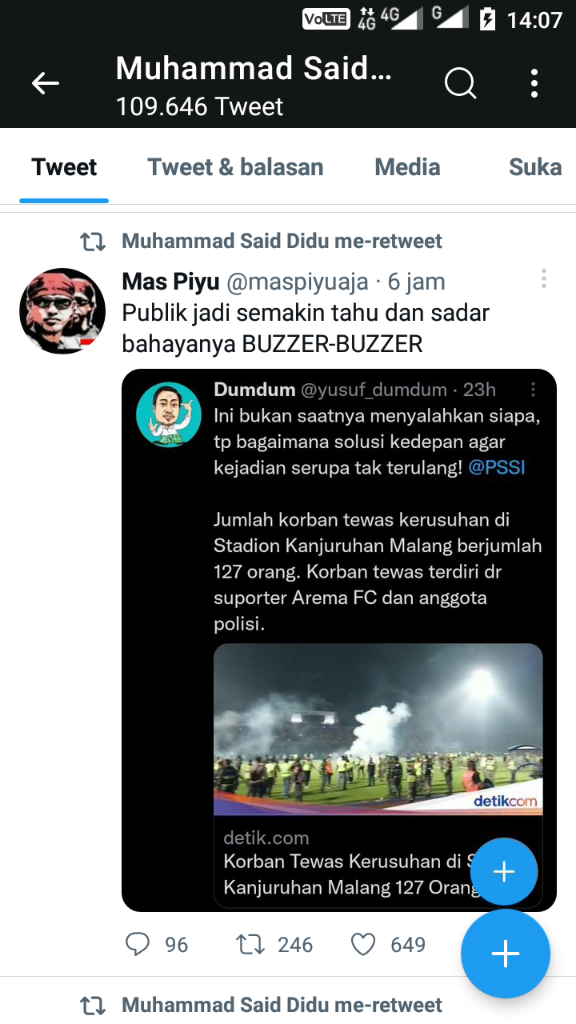 Apakah Ini Solidaritas Suporter??