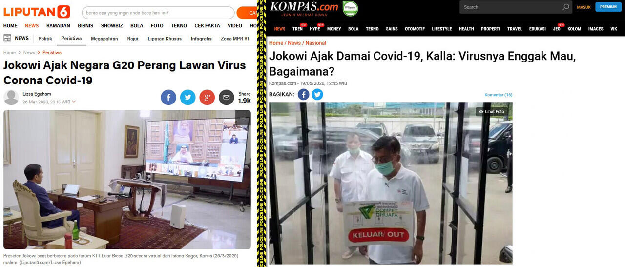 Pemerintah Indonesia dalam COVID-19