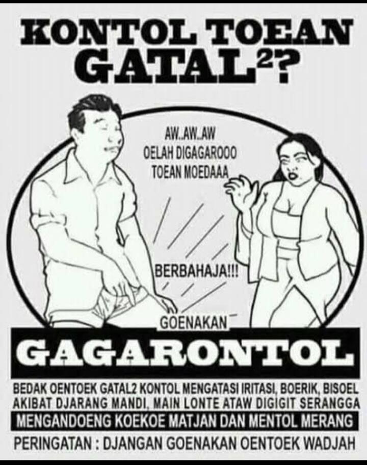 Iklan Djadoel, Yang Kalo Di Baca Zaman Sekarang. #%&?!$