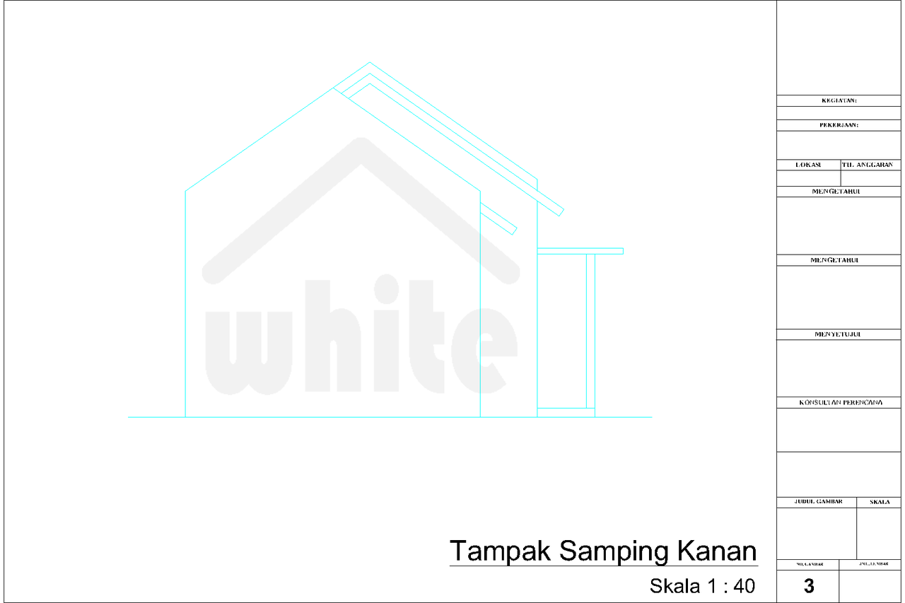 Gambar Kerja Rumah Type 36 [Indo Kontraktor Desain]