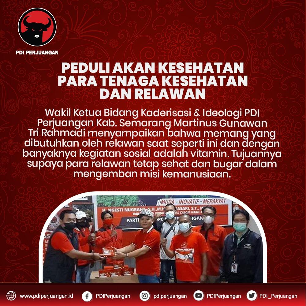 Peduli Akan Kesehatan Para Tenaga Kesehatan & Relawan 