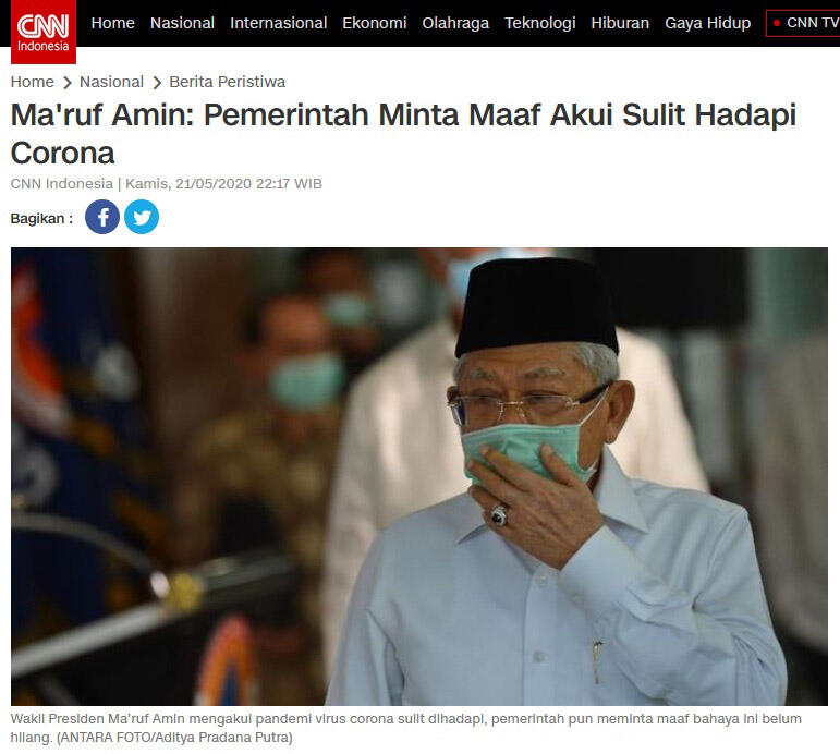 Pemerintah Indonesia dalam COVID-19