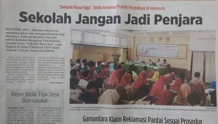 Kalau Mau Pintar Jangan Sekolah!