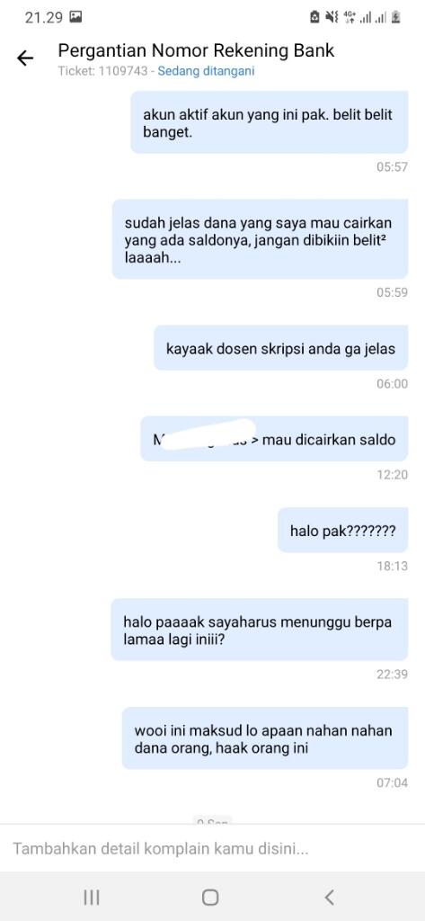 pihak itemku mengerjakan kecurangan