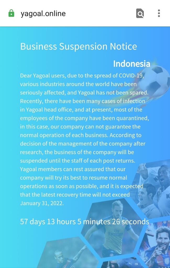 Tumbang Juga Aplikasi YAGOAL!!! 