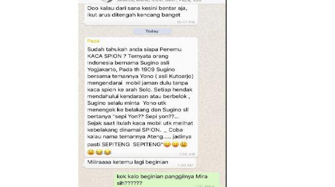 Asal Mula Kaca Spion, Versi Kocak Warga +62