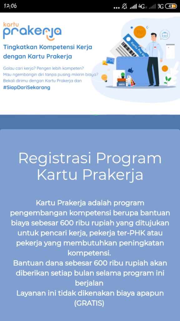Waspada! Beredar Link Palsu Pendaftaran Prakerja di WA