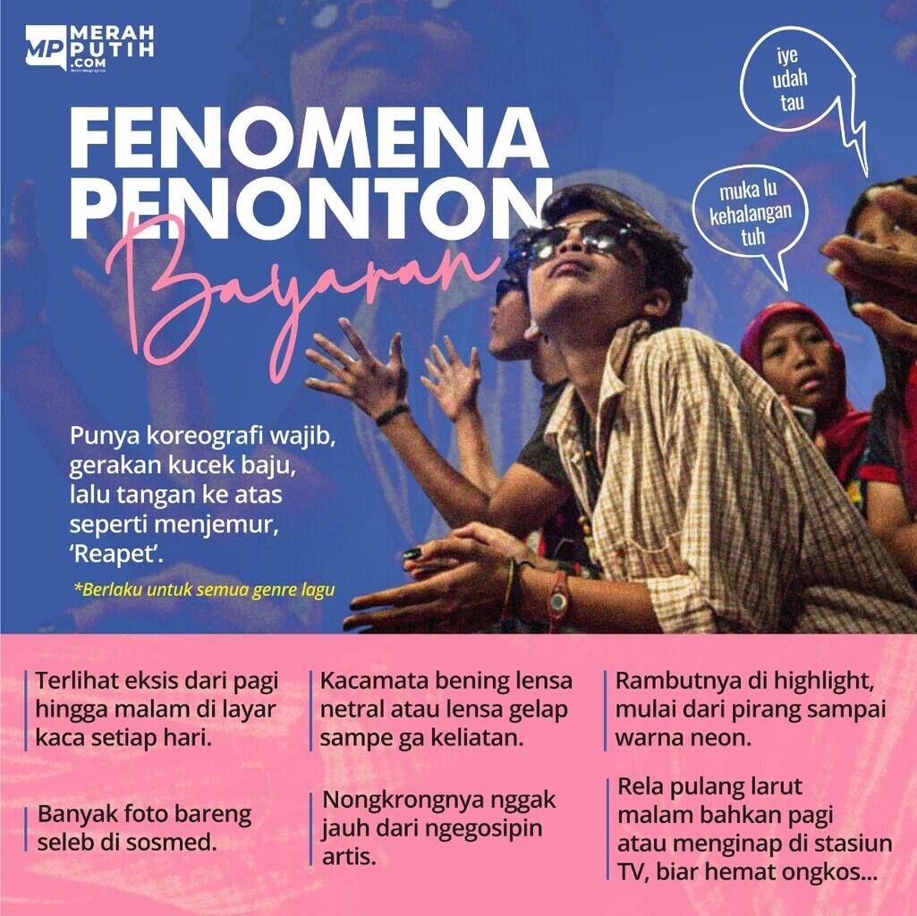 Fenomena Gerombolan 'Alay' Penonton Bayaran