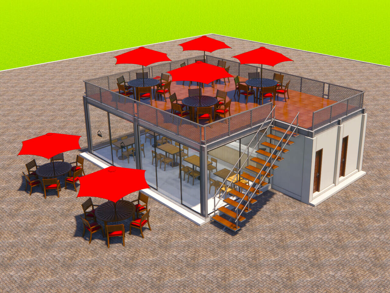 Jasa Desain & Bangun Caffe Roof Top [Indo Kontraktor Desain]