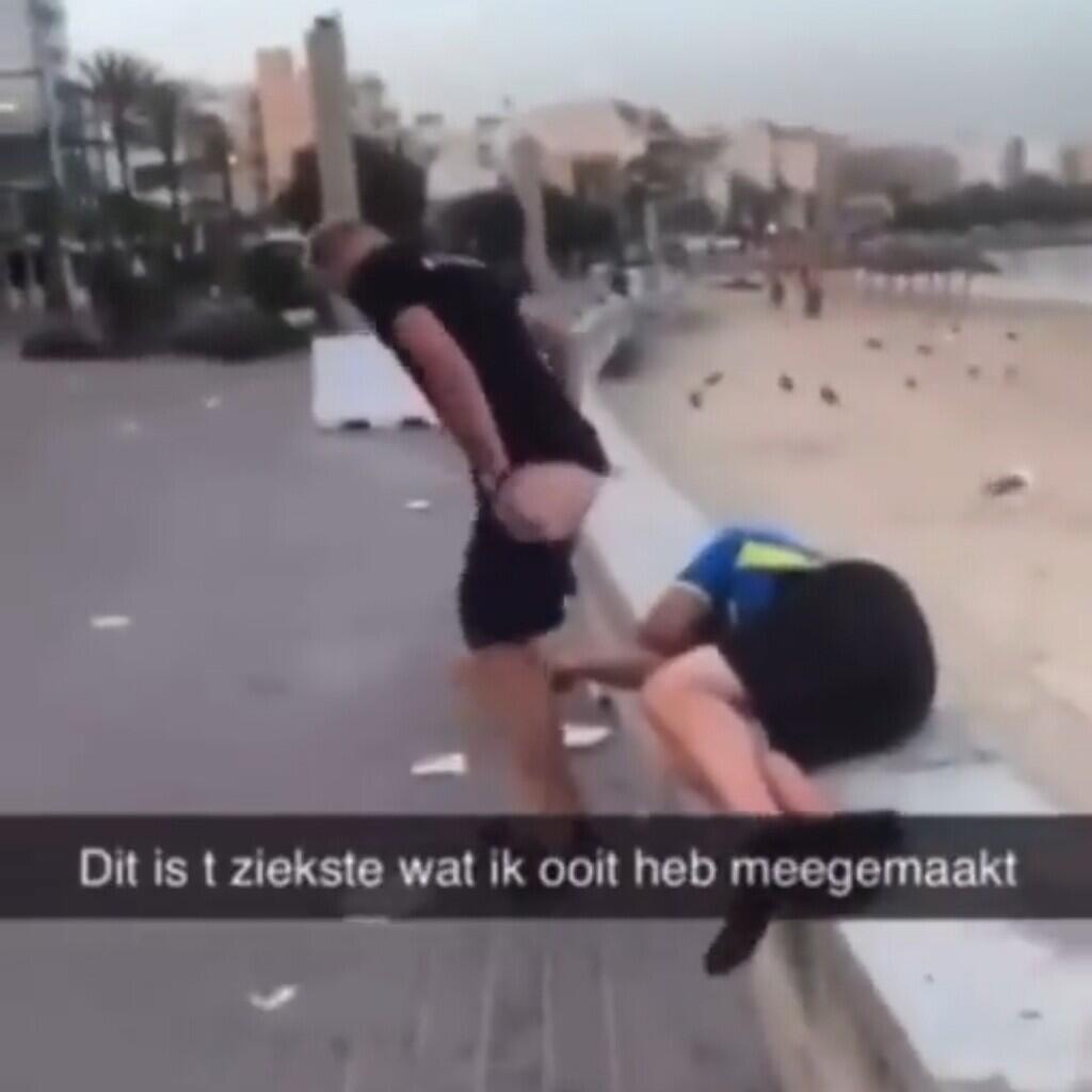 Man Takes A Dump On A Sleeping Person
