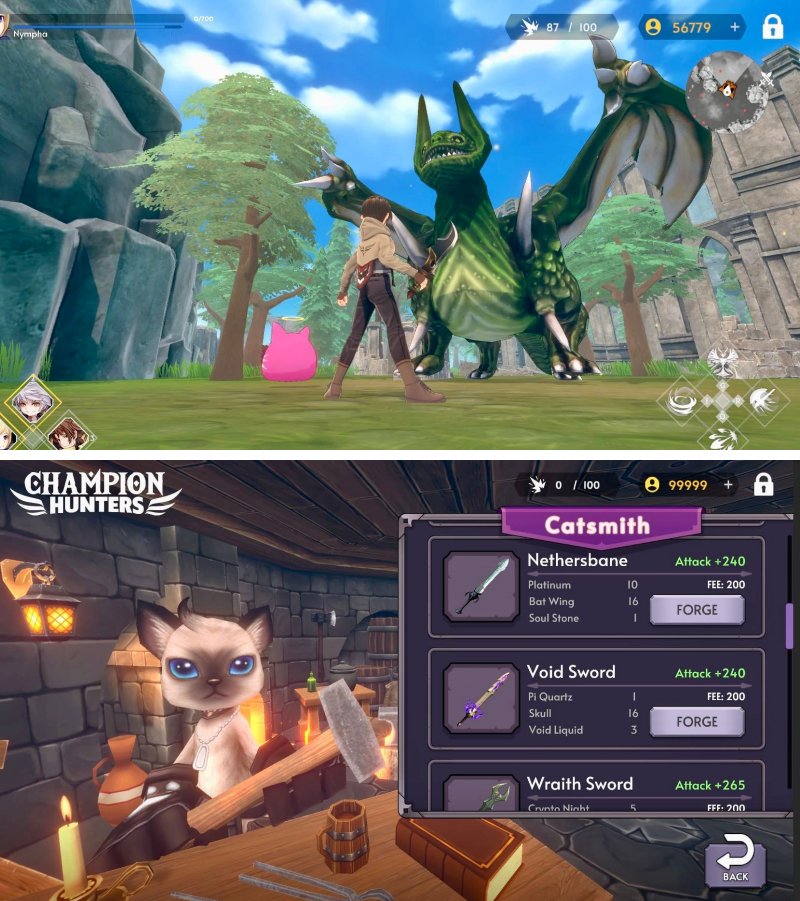Champion Hunters, Game ARPG Format NFT yg Mirip Genshin Impact