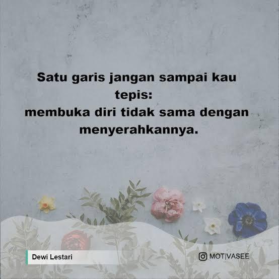 Perlunya Membuka Diri, Namun Harus Ada Remnya! 