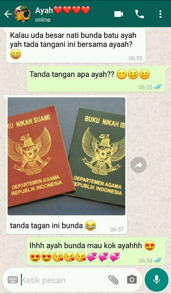 Baca Chat Mesra Anak Ini, Jomlo Bisa Apa? 