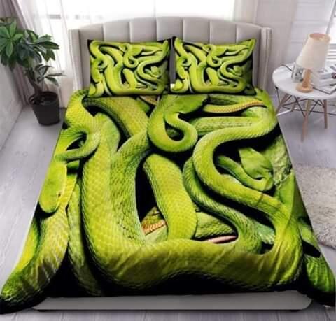 Amazon Jual Bed Cover 3D Motif Ular yg Bikin Netizen Heboh