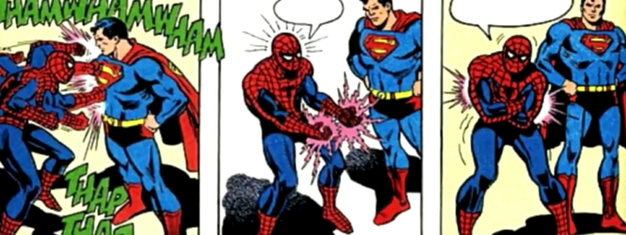Ternyata, Spider-Man Pernah Melawan Superman Dalam Sebuah Komik Crossover?