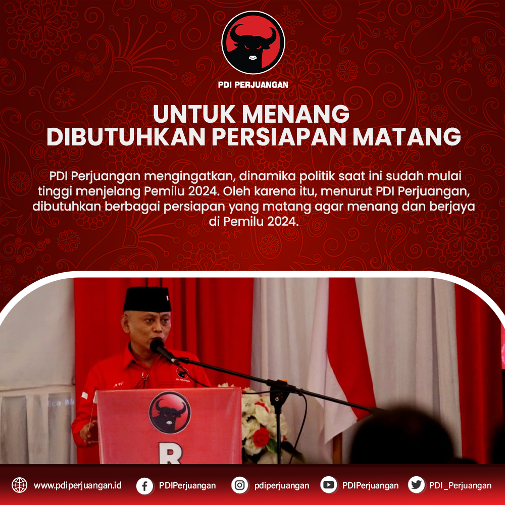 Untuk Menang dibutuhkan Persiapan Matang