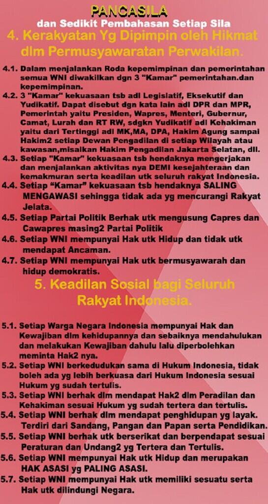 [Nasionalisme & Muhasabah] Islam Teachings sangat Sejalan dengan PANCASILA
