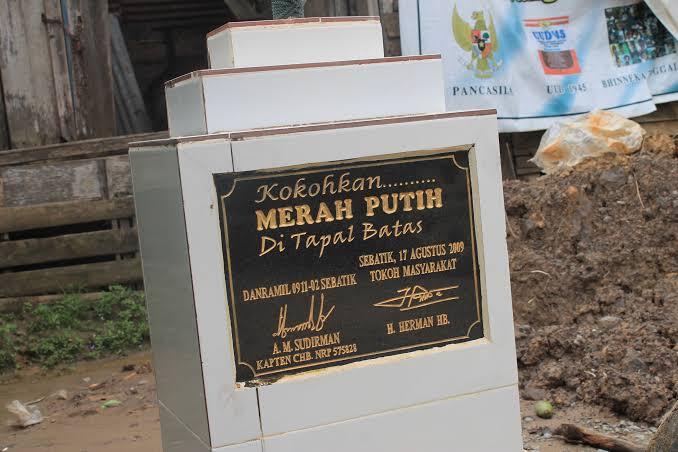 Patok Batas Malaysia Di Sebatik Semakin Maju. Duh, Kok Bisa Gitu? 