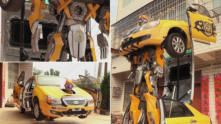 Mobil Berubah Jadi Robot Di Dunia Nyata.. 