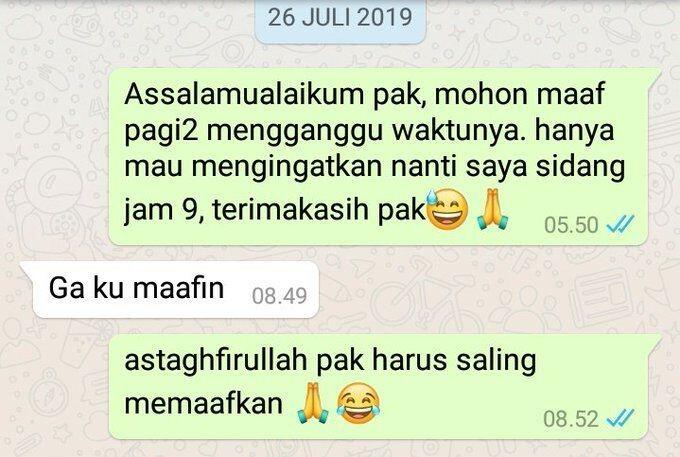 Chat Dosen Yang Nggak Buat Bosan :D