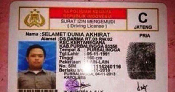 10 Nama Unik & Lucu Yang ada di Indonesia