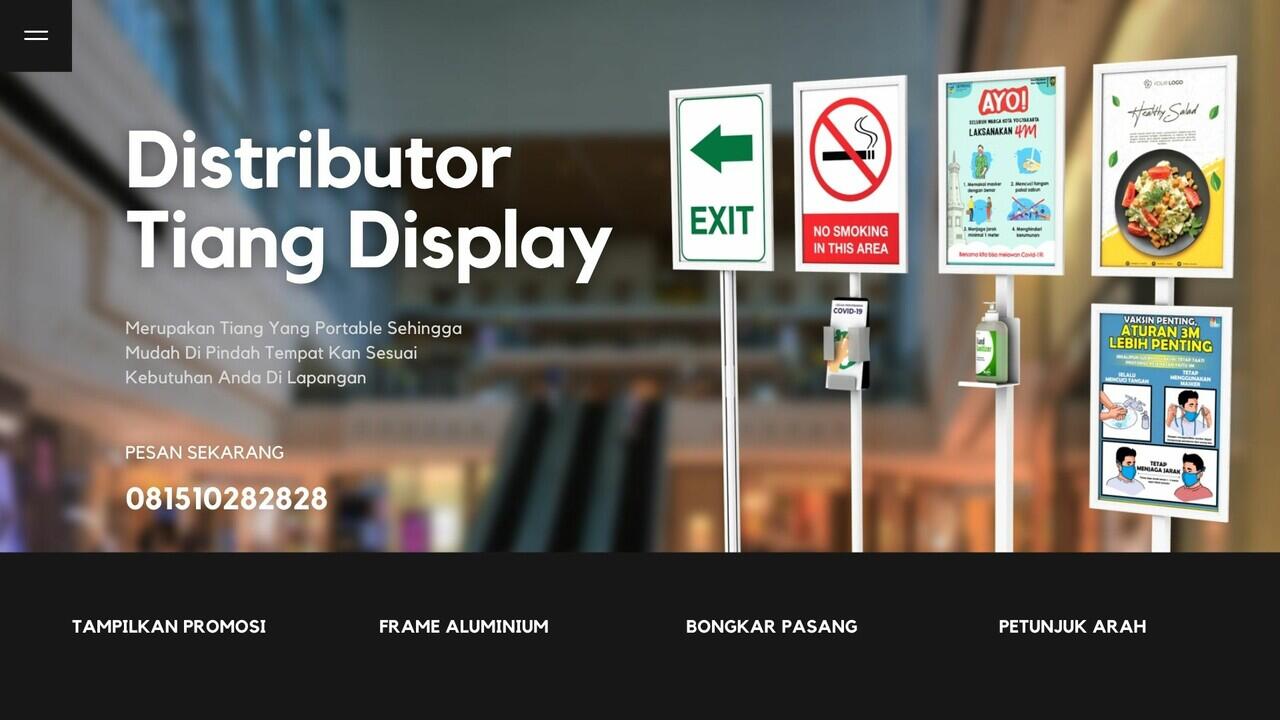 TERMURAH! Tiang Display Poster WA: 0815-1028-2828
