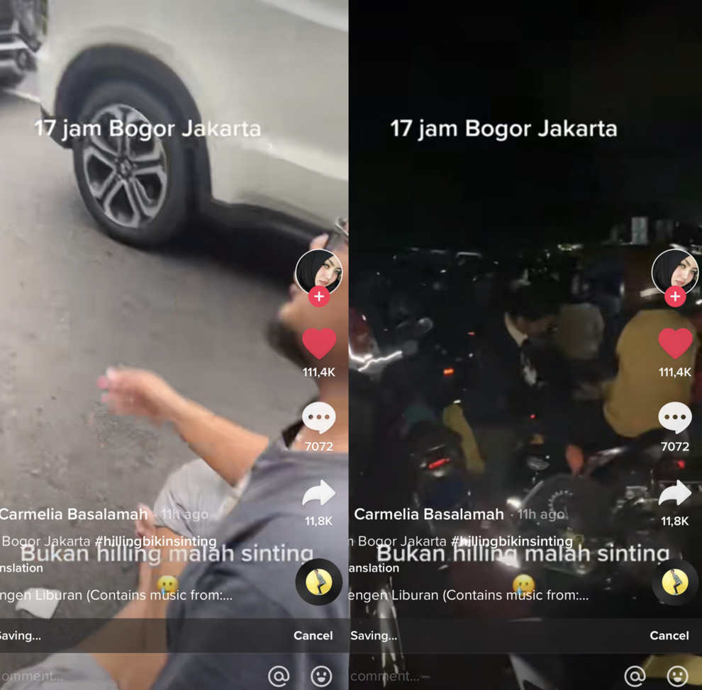 Viral! Momen Jakarta-Bogor 17 Jam saat Libur Panjang